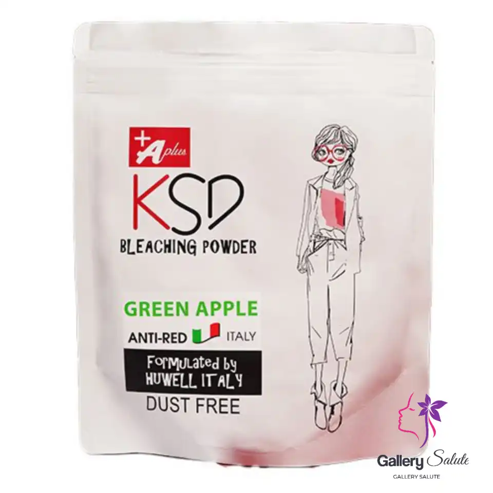 پودر دکلره کی اس دی سبز مدل KSD +A وزن 400 گرم / KSD Bleacaching Powder Green