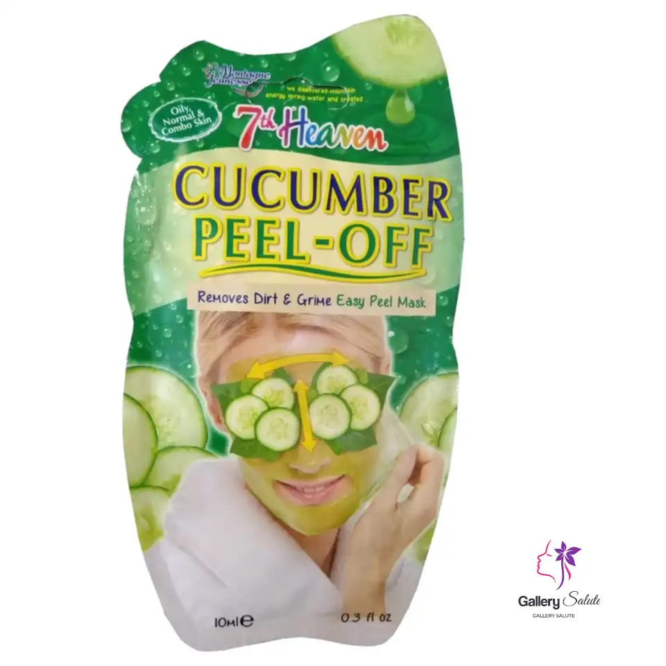 ماسک صورت خیار پیل آف 7th Heaven حجم 10 میلیلیتر – 7th Heaven Cucumber Peel-Off Face Mask 10ml