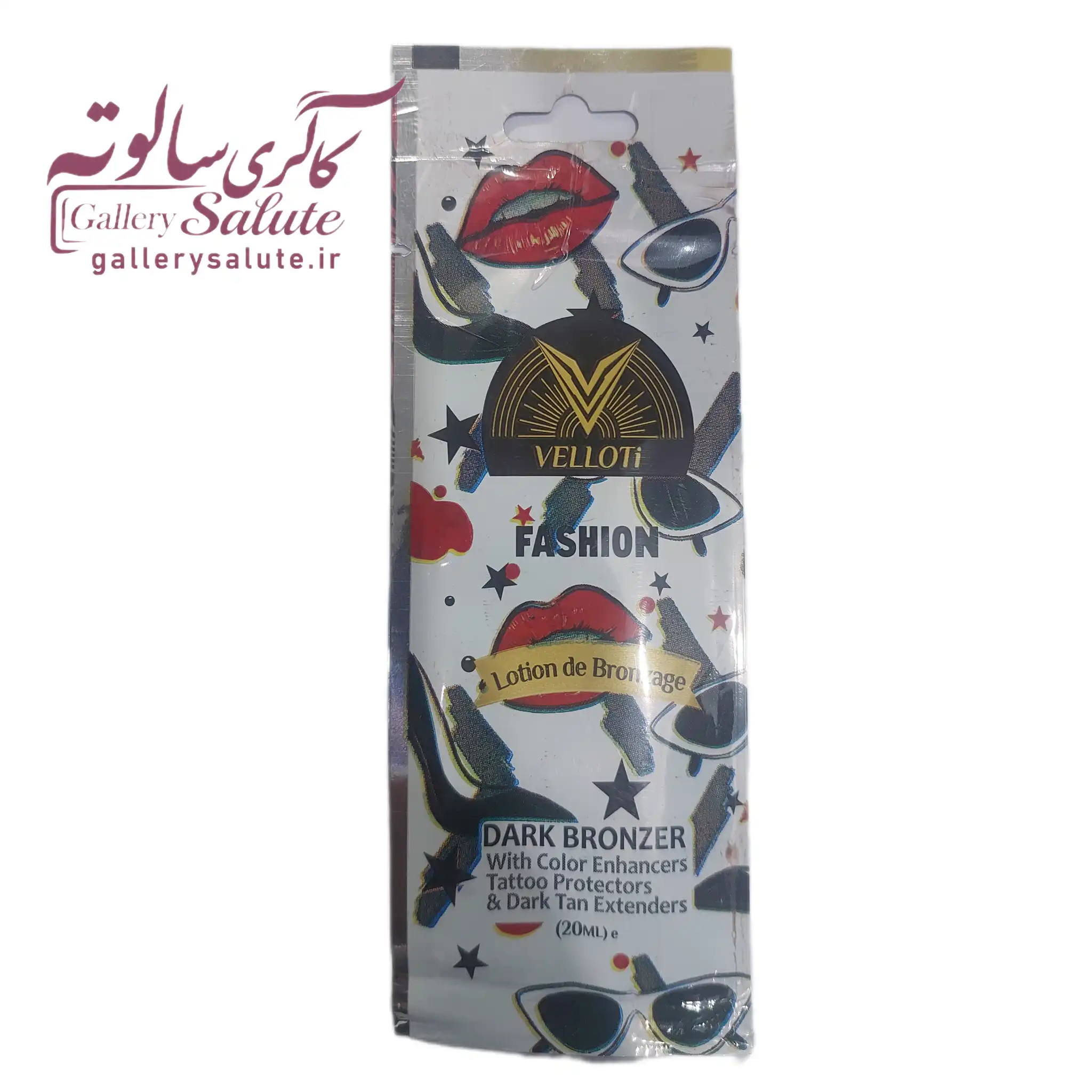 ساشه لوسیون سولاریوم ولوتی مدل فشن ۲۰ میلیلیتر | VELLOTI FASHION Solarium Lotion Sachet 20ml