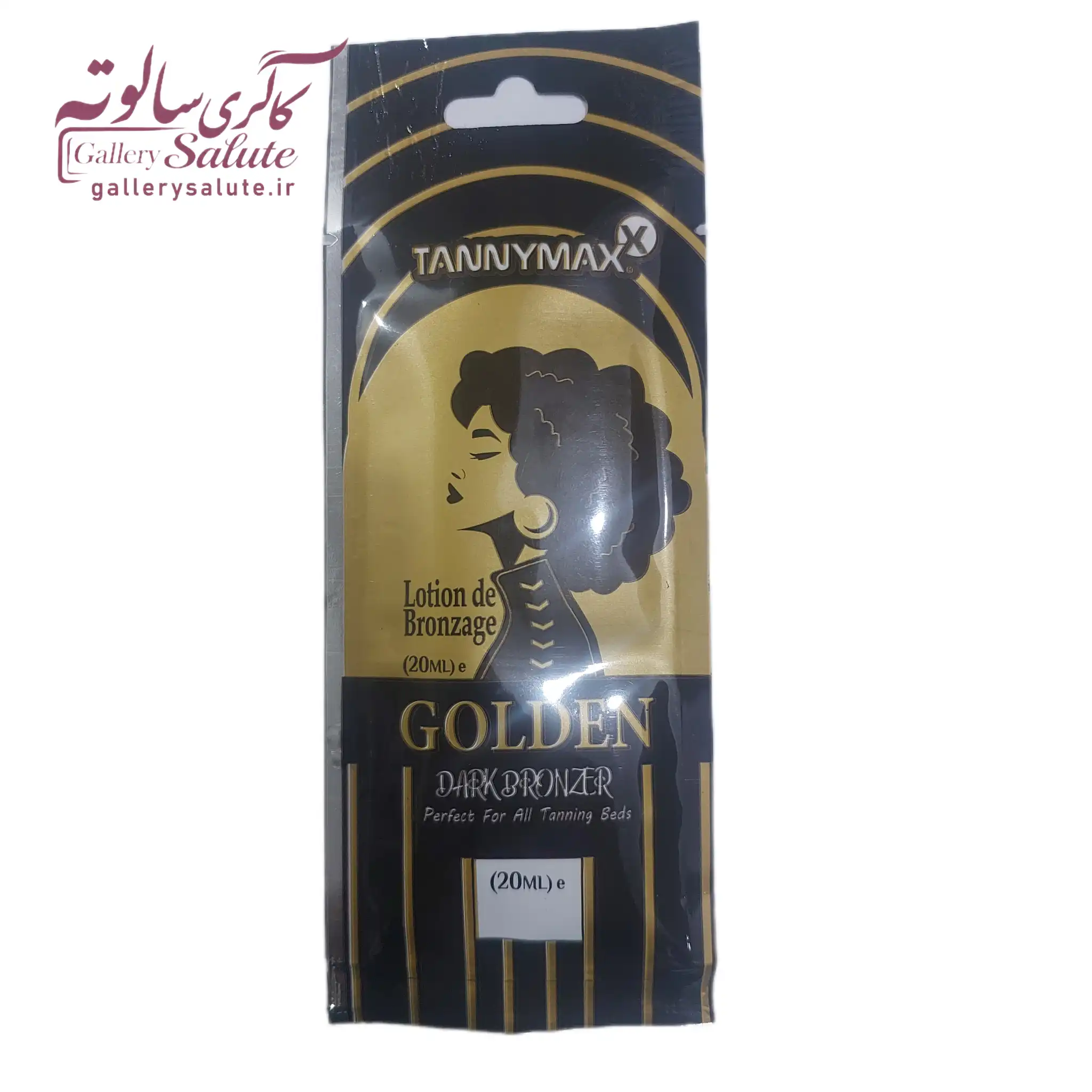 ساشه لوسیون سولاریوم تنیمکس مدل گلدن حجم 20 میلیلیتر | TANNYMAX GOLDEN Solarium Lotion Sachet 20ml